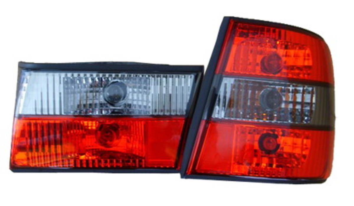 1988-1995 E34 晶鑽紅黑紅 尾燈 (缺貨)