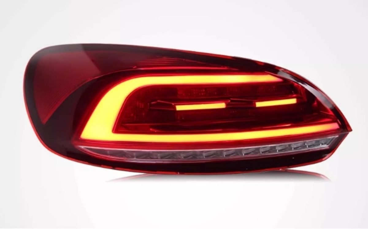 2009/05-2016 SCIROCCO LED光柱 ㄈ型 紅白 尾燈 (序列式方向燈流水.呼吸功能)
