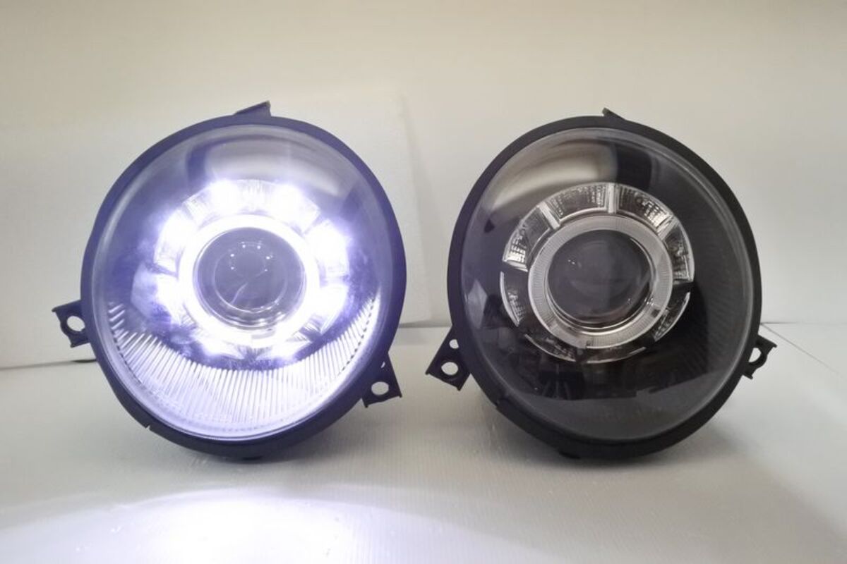 1999-2006 LUPO 黑框光圈魚眼R8 大燈