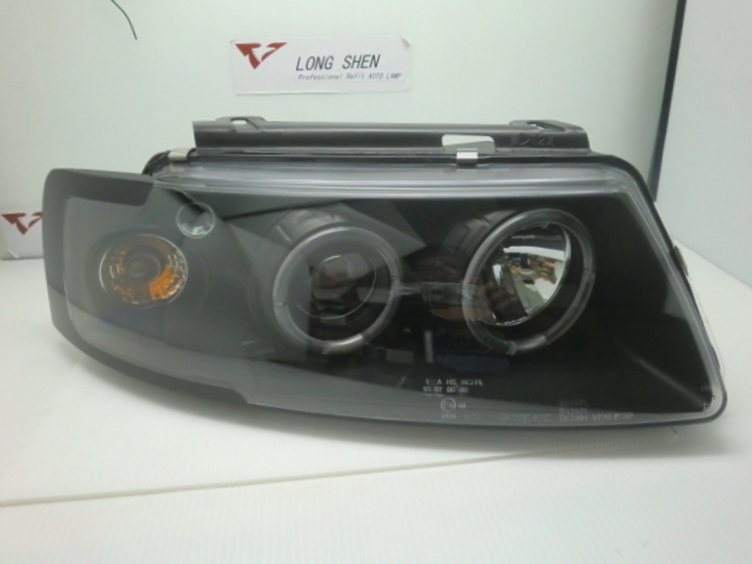 1998-2000 PASSAT 黑框光圈魚眼 大燈