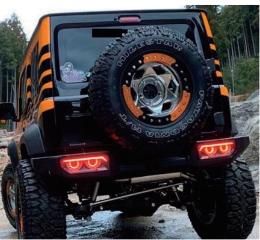 2018- JIMNY LED U型燻黑 尾燈