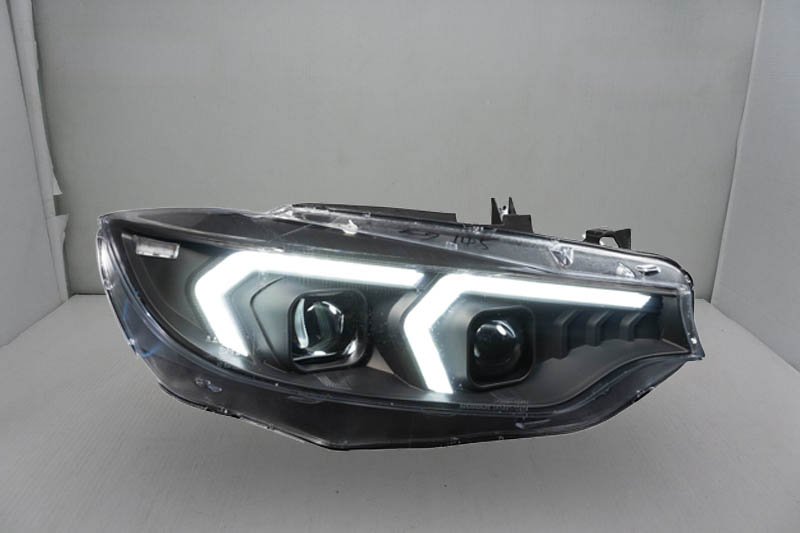 2013-F32 光柱 黑框魚眼大燈 序列式方向燈 對應原車HID
