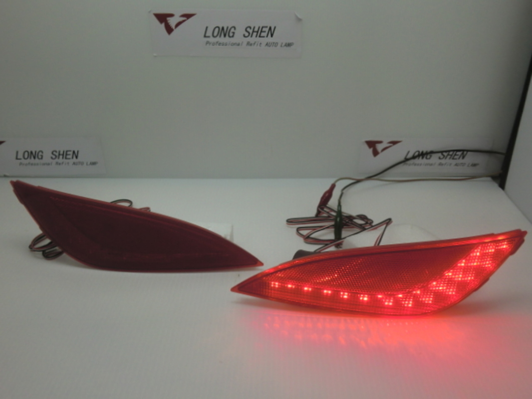 2010-2014/11 IX35 LED雙功能 全紅 後保桿燈 缺貨