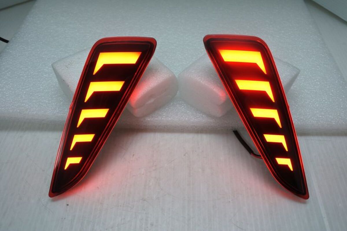 2016-2019/10 CHR LED 光柱勾勾版 雙功能暗紅 後保桿燈 小燈 剎車燈