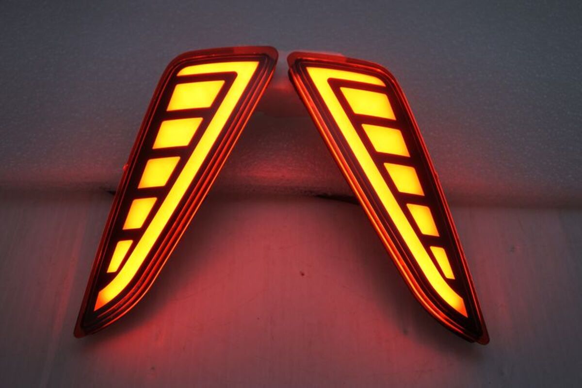 2016-2019/10 CHR LED 光柱方塊版 雙功能 暗紅 後保桿燈 小燈 剎車燈