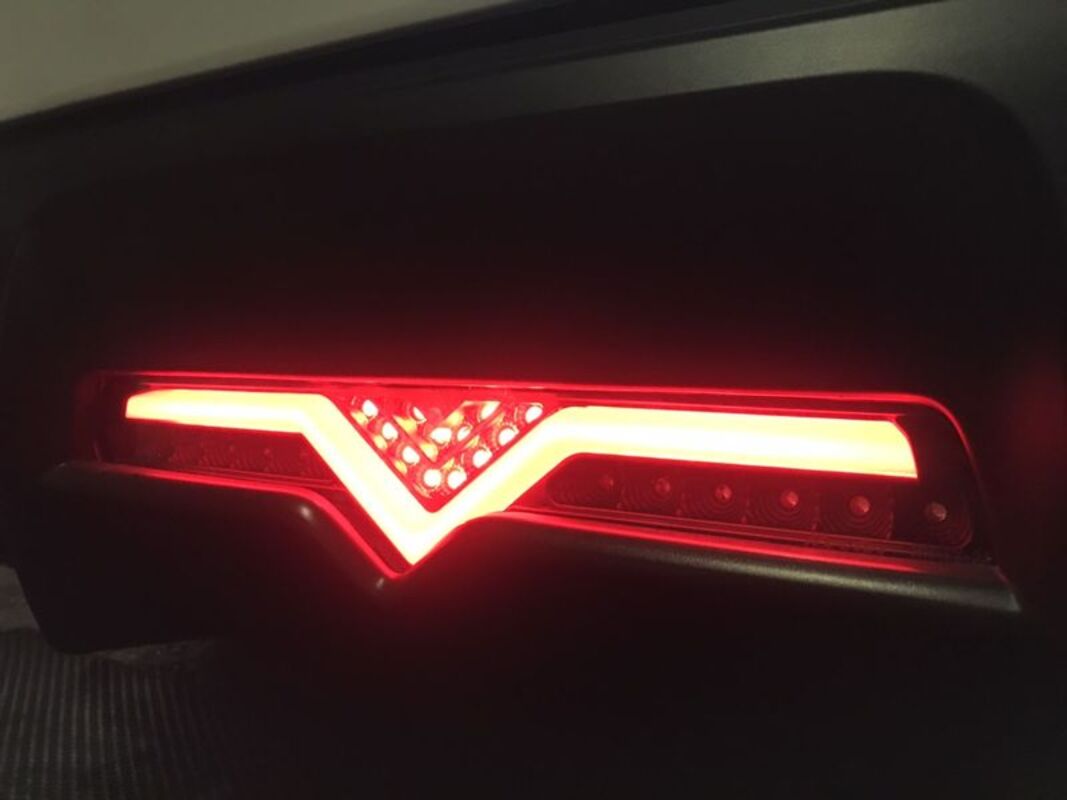 2012/06-2022/07 86 全LED光柱 黑底透明殼 後保桿 第三煞車燈 