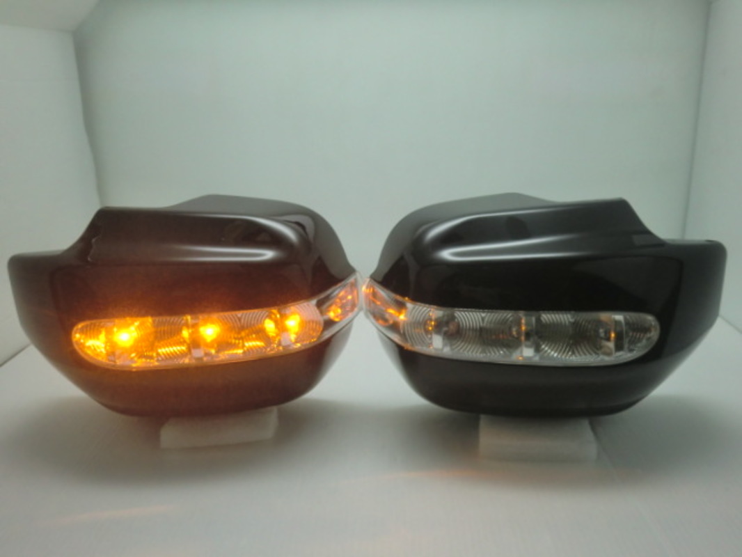 2002-2007 ESCAPE LED 後視鏡外蓋 黑  後視鏡燈條 (停產)