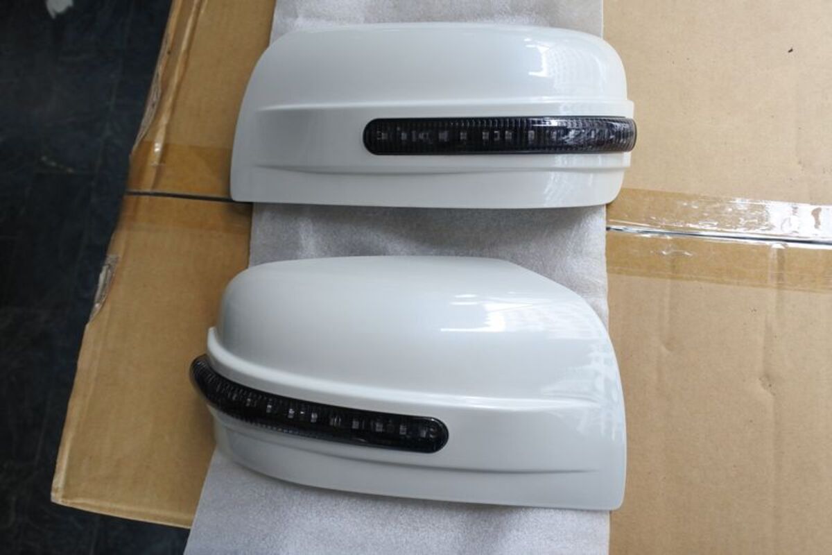 2007/10-2014 ROGUE 後視鏡 外蓋 LED燈條 珍珠白 