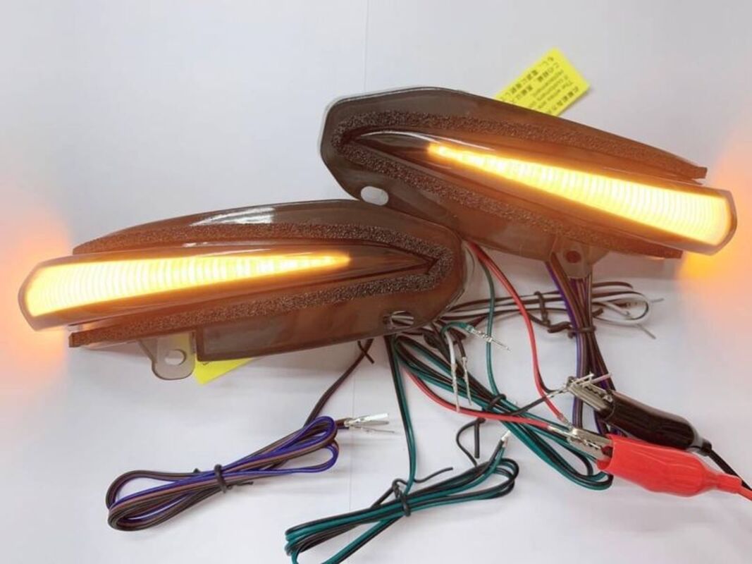 2013-2018 RAV4 LED 後視鏡三段式 光柱型 小燈 照地燈 序列式方向燈