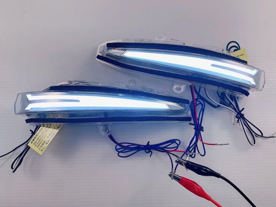 2015-ALPHARD 阿法 LED 後視鏡燈條 缺口型 三段式 小燈 照地燈 序列式方向燈