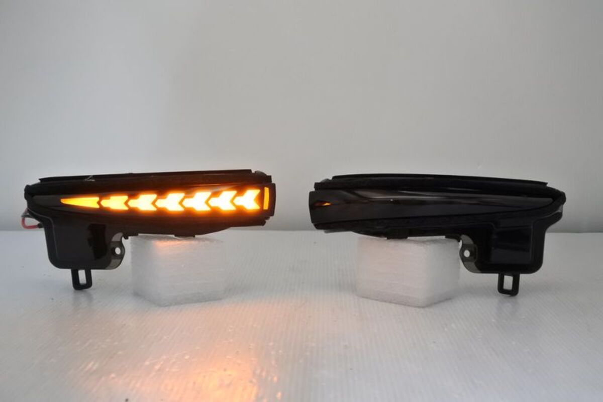 2019-2021 RAV4 5代 LED箭頭款薰黑後視鏡 燈條 序列式方向燈