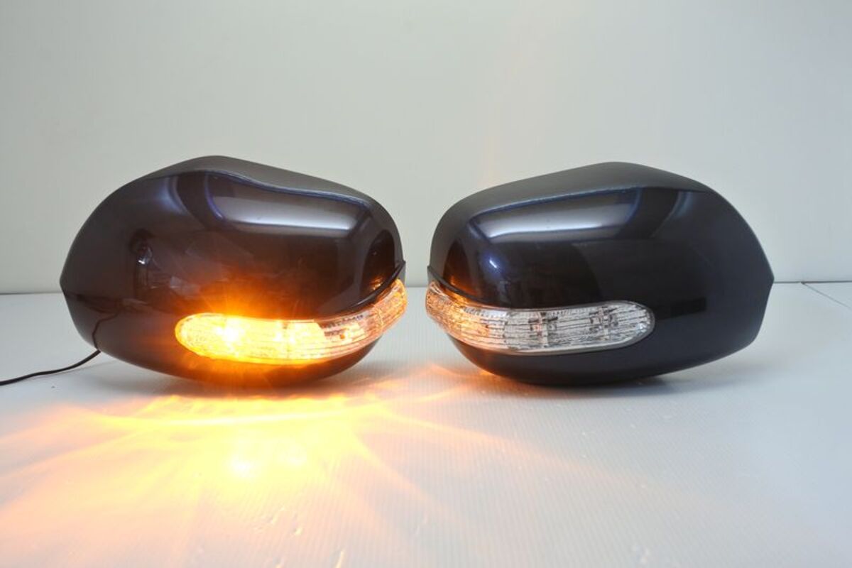 04-06 WISH 02-05 CAMRY 03-05 VIOS 後視鏡外蓋 LED燈條 銀河灰 