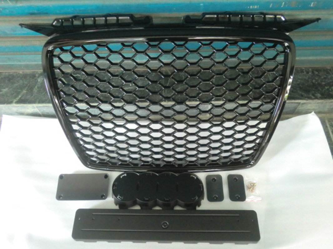 2005-2008 奧迪 A3 仿S8 亮黑水柵 水箱護罩