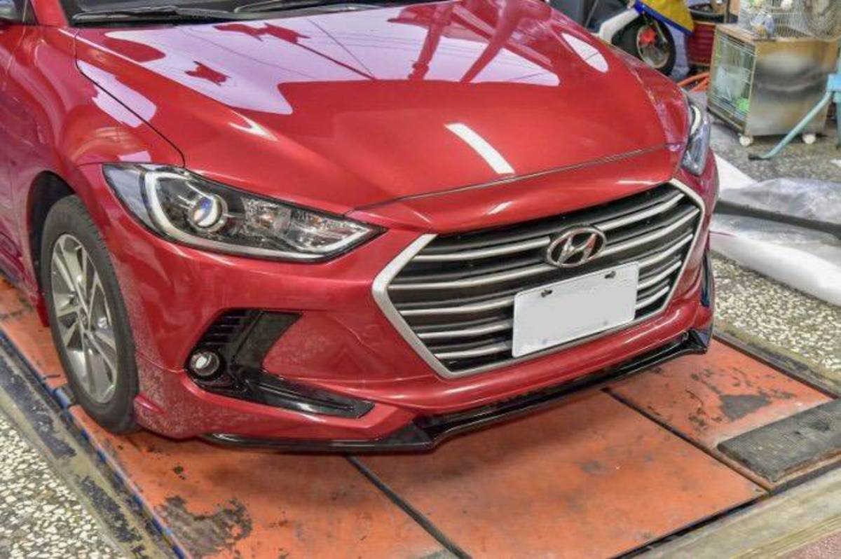 2017/03-2019/06 SUPER ELANTRA 空力套件 CAVALRY版 前下巴 側裙 後下巴