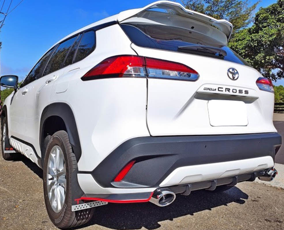 2020-COROLLA CROSS MSF 空力套件 前下巴 側裙 後下巴 尾翼 烤漆
