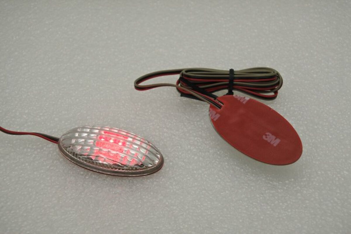 通用型 LED 側燈 強制藍轉紅 黏貼式